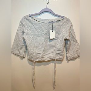 Zara Crop top with adjustable front strings